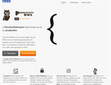 Tablet Screenshot of productivityowl.com
